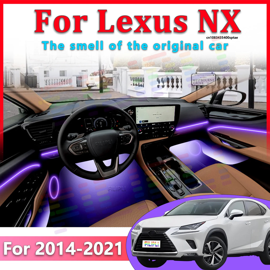 RGB - Ambient Light - for Lexus 2014-2021 - App Control - Car Interior Lighting | AUTOKITSHOP