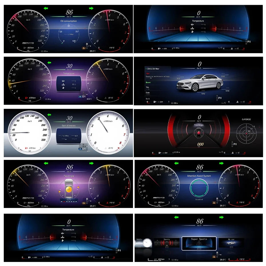 LED Interior Light Kit for Mercedes C180 C300 C260 2015-2021 - Canbus Error-Free Interior Bulbs