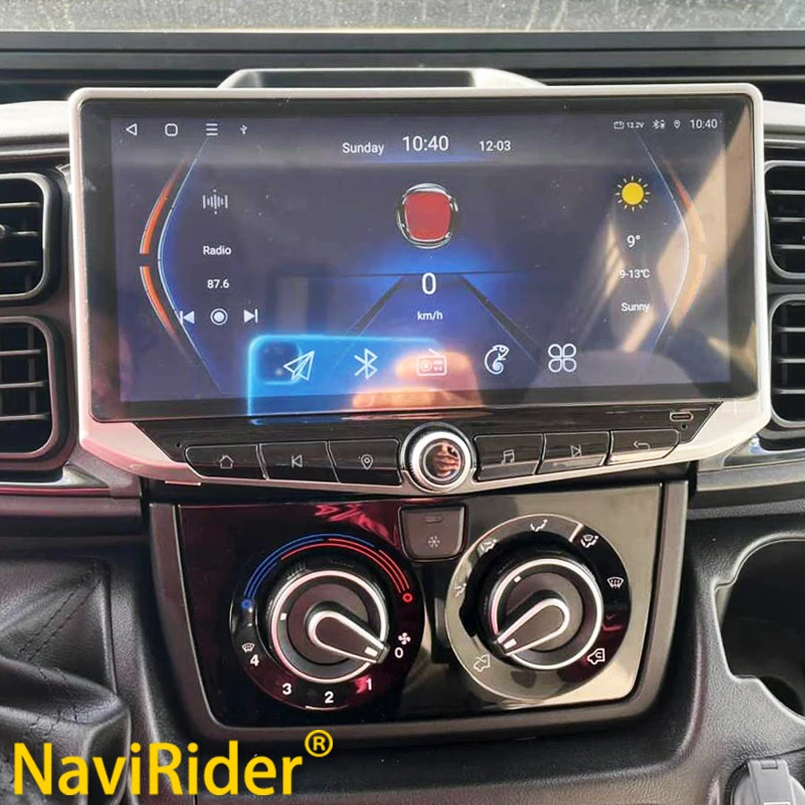 10.88inch Android 15 Qled Screen For Fiat Ducato 2006-2022 Car Radio Multimedia Video Play