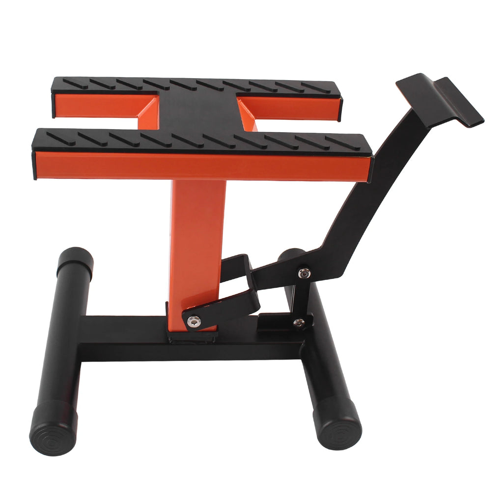 Universal Motorcycle Repair Stand Stool Lift Support Holder for Honda Yamaha KTM Suzuki Kawasaki - Automotive LED Light