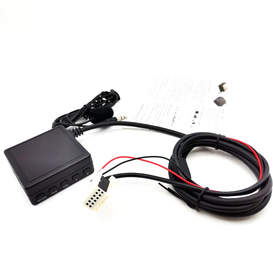 AUX USB Bluetooth Auxiliary Adapter Kit For BMW E60 E63 E64 E66 E81 E82 E70 E90