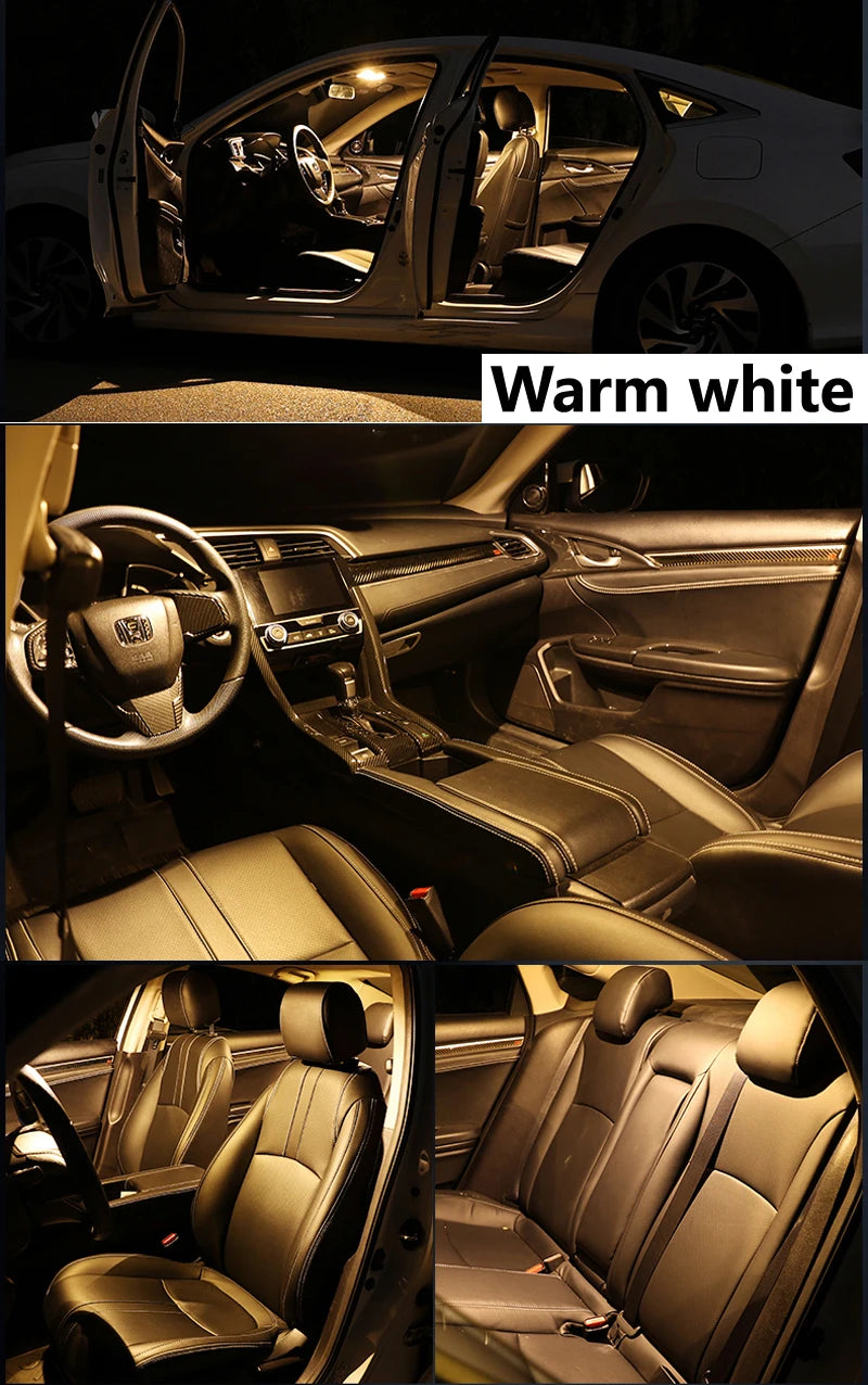 ZITWO 23Pcs Canbus LED Interior Map Dome Reading Door Luggage Light Bulb Kit For BMW X6 E71 2008 2009 2010 2011 2012 2013 2014