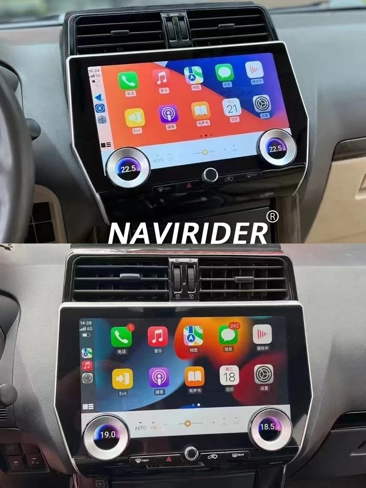 AHD Carplay BT Android 13 Navirider 11.6inch Car Radio QLED Car Multimídia Player HU For T
