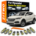 ZITWO 11Pcs LED Interior Reading Light Plate Bulb Kit For Hyundai Santa Fe Santafe III IV 2013 2 - Canbus LED Car Light