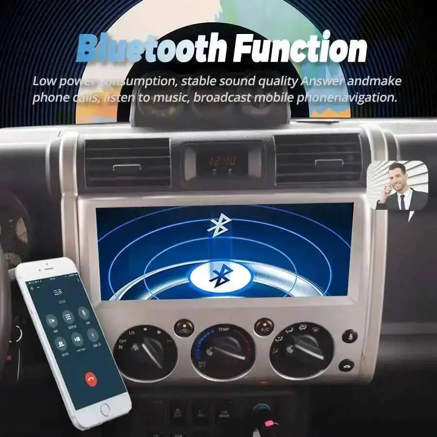 12.3inch Multimedia Stereo Video Player For Toyota FJ Cruiser 2008-2015 Carplay Gps 256GB