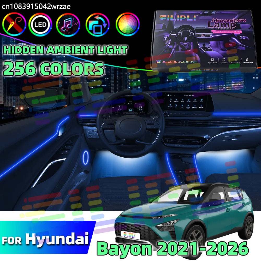 64 RGB - Ambient Light - for Hyundai 2021-2026 - Car Interior Lighting | AUTOKITSHOP
