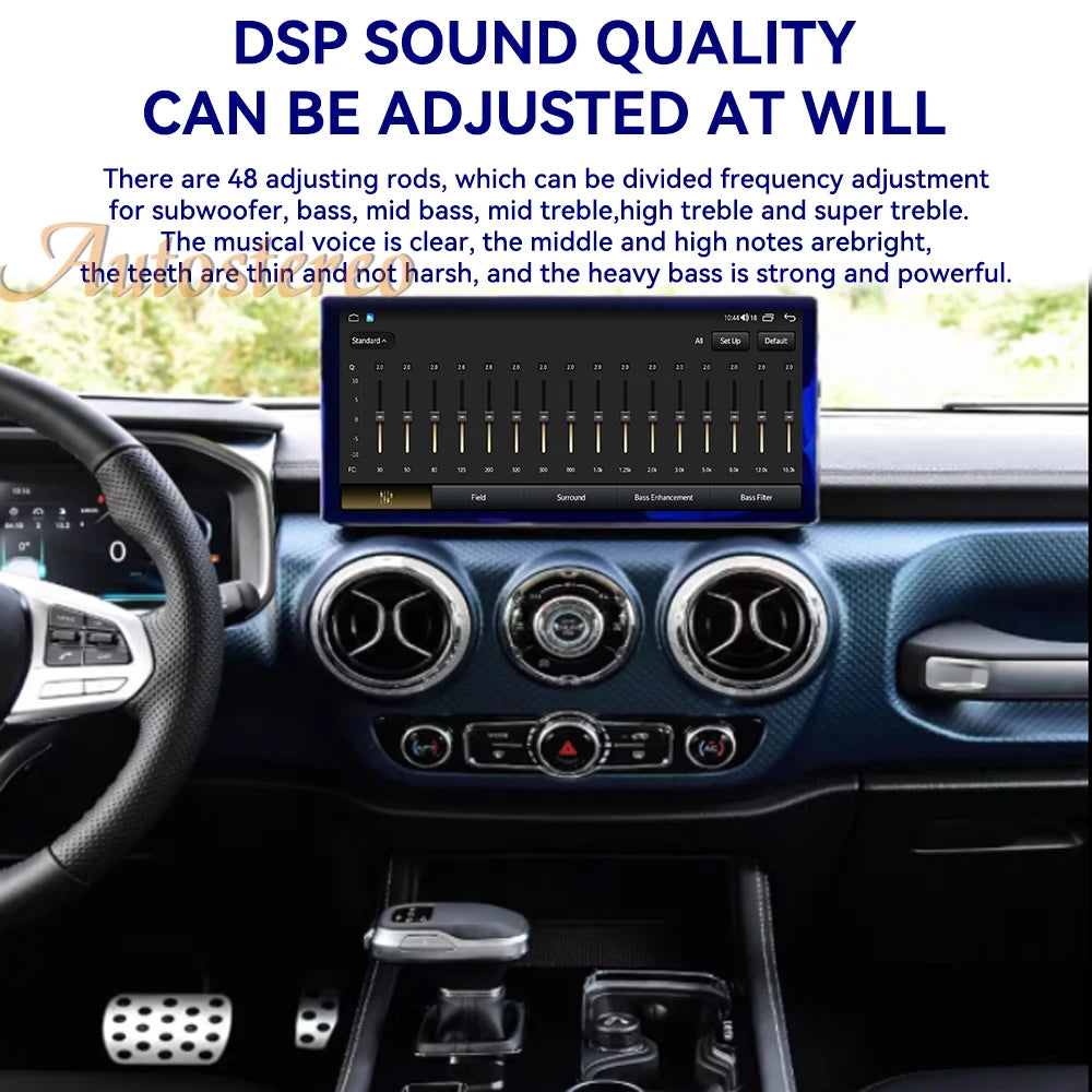 12.3 Inch Carplay Android 15 For Baic BJ40 2019 - 2023 Car Radio Multimedia Player Car GPS