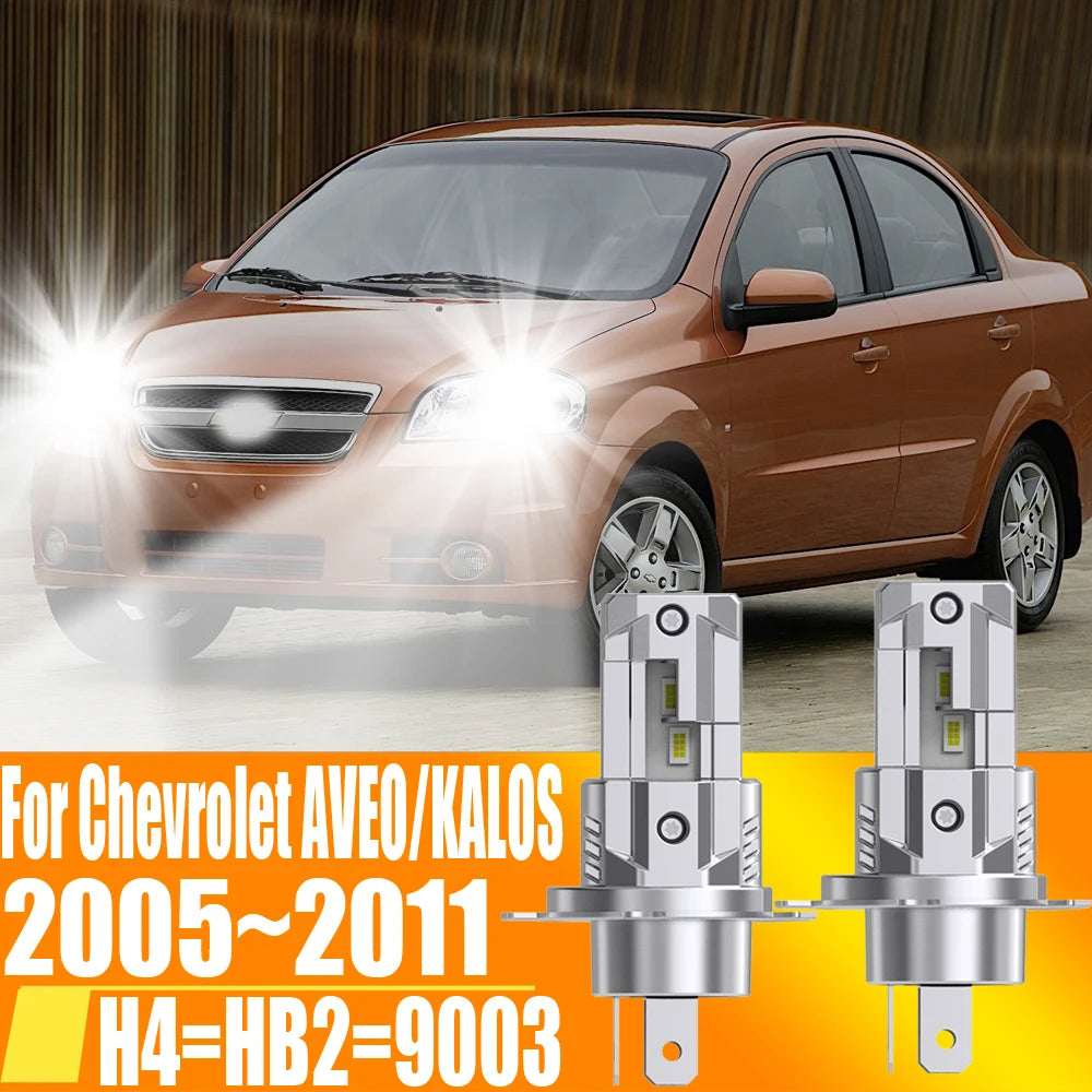 H4 HB2 9003 Led Headlight Canbus Car Bulb High Power White Fog Light Diode Lamp 12v 55w Fo