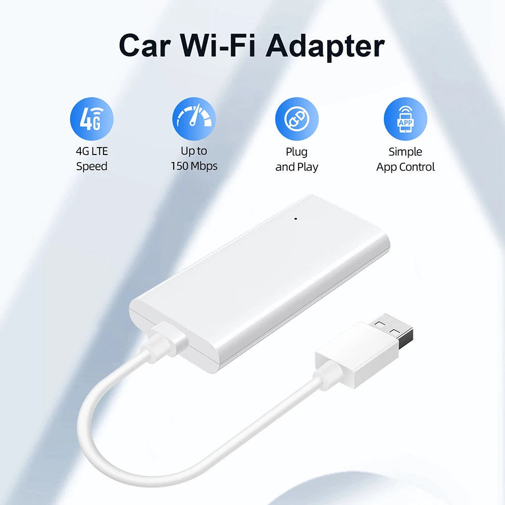 4G USB Wifi Modem Portable WiFi Hotspot LTE SIM Wireless Router CAT 4 150Mbps For Home/Car | AUTOKITSHOP