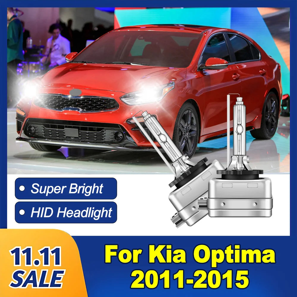 35W Xenon Headlight D1S Original HID Headlamp 6000K Super Bright Low Beam Bulb For Kia Opt