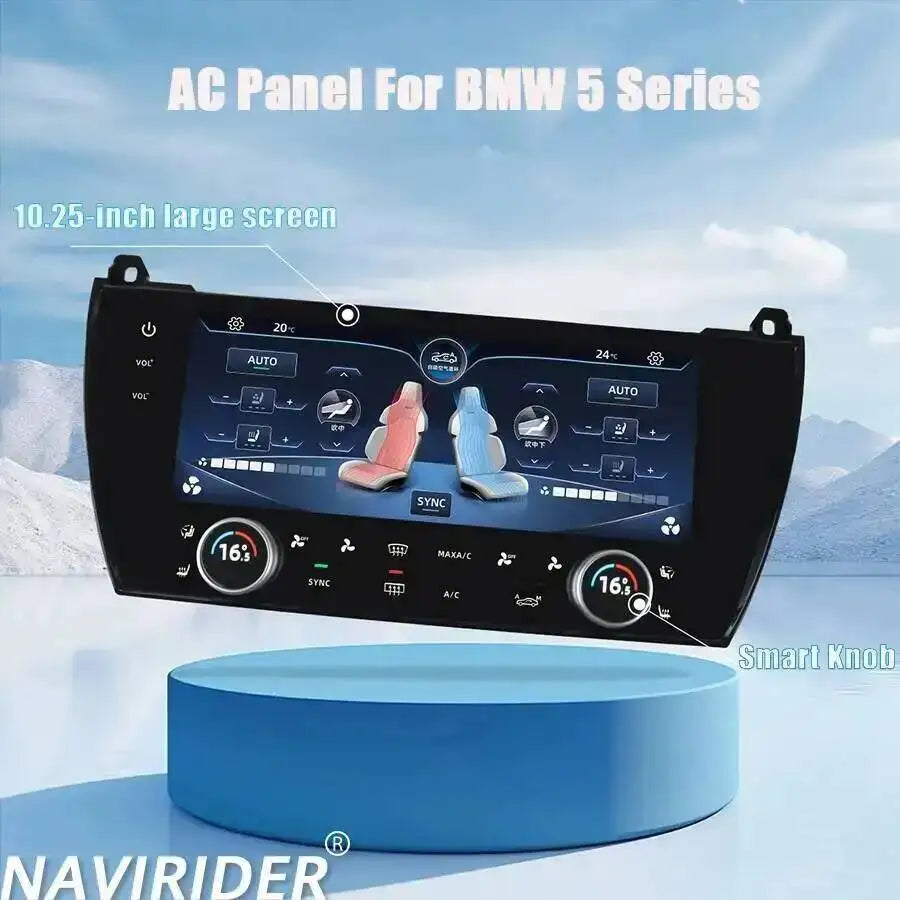 HD AC Panel Air Condition 10.25 inch For BMW 5 Series 2011-2017 Board Climate Control LCD