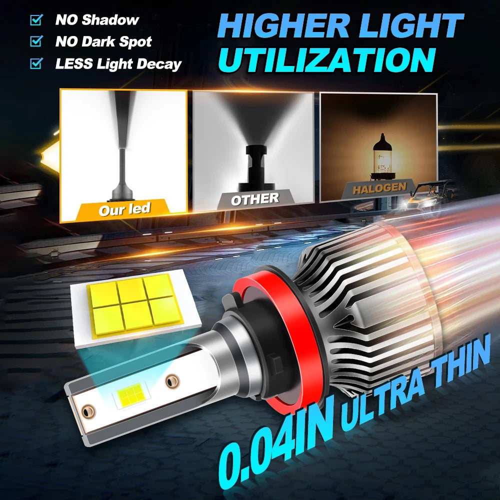 Upgraded 35W D2S Xenon HID LED Headlight Car Bulbs 6000K Headlamp For INFINITI EX35 2008 2