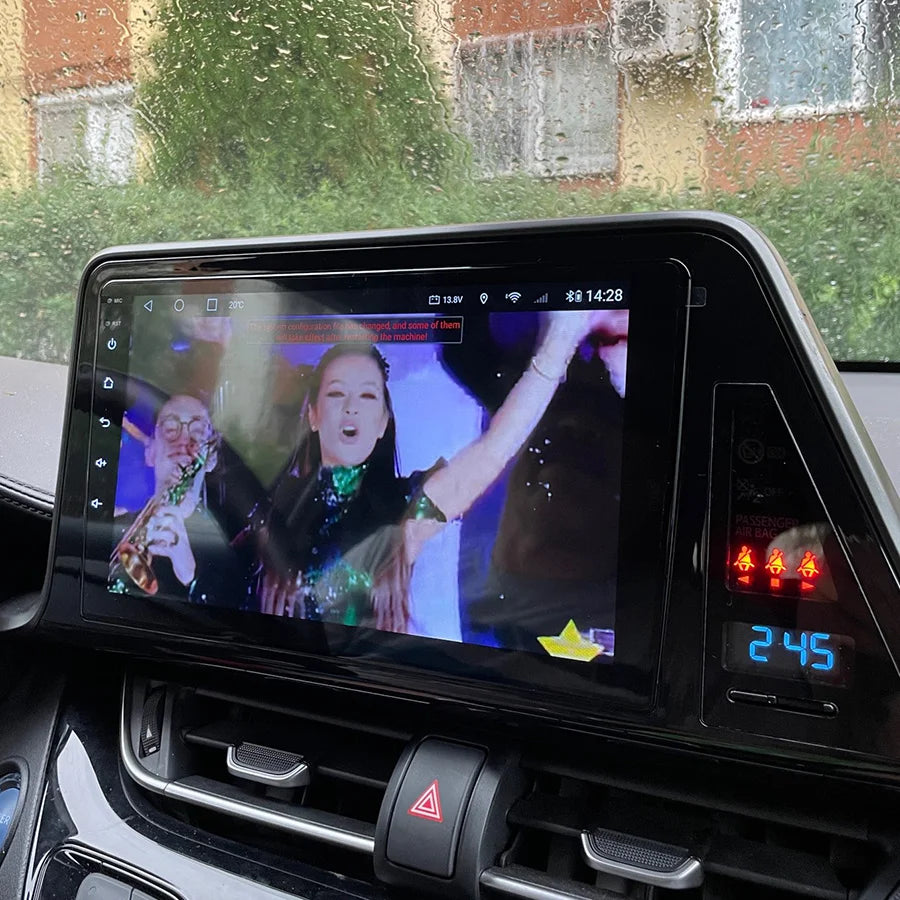 Wireless CarPlay Android 14 AI Voice Car Radio Stereo 8+128GB GPS Navigation For Toyota CH