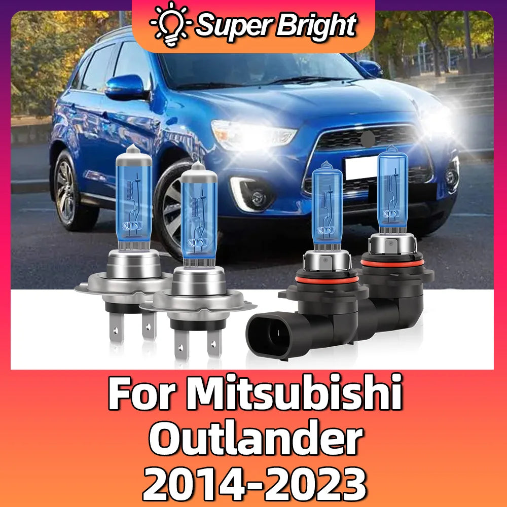2/4pcs Halogen Lights High Performance High Low Beam For Mitsubishi Outlander 2014 2015 20