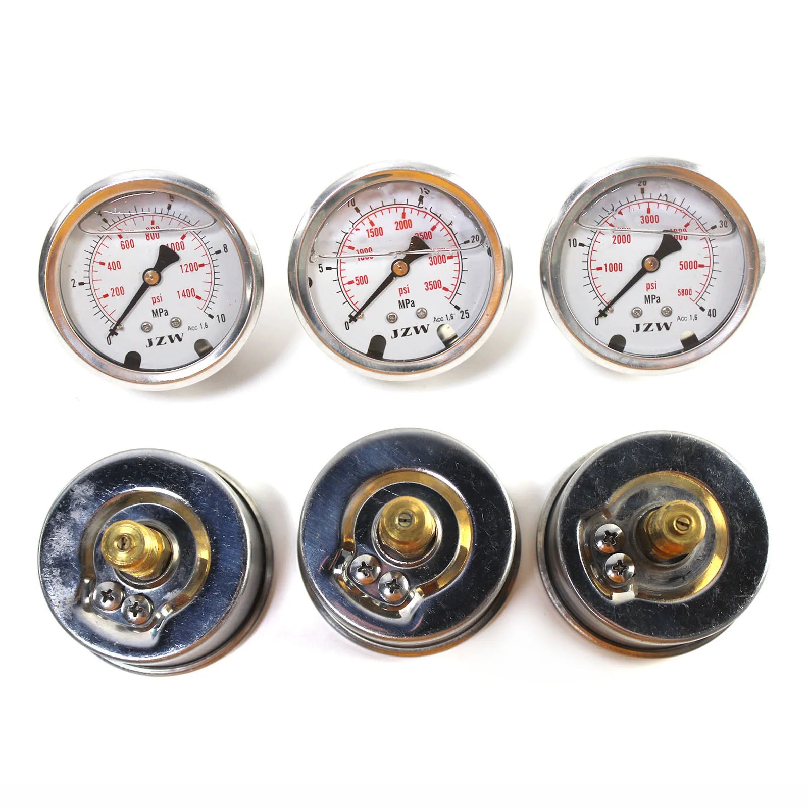 Hydraulic Gauge Test Kit Hydraulic Nitrogen Accumulator Charging System Gauge Pressure Tes