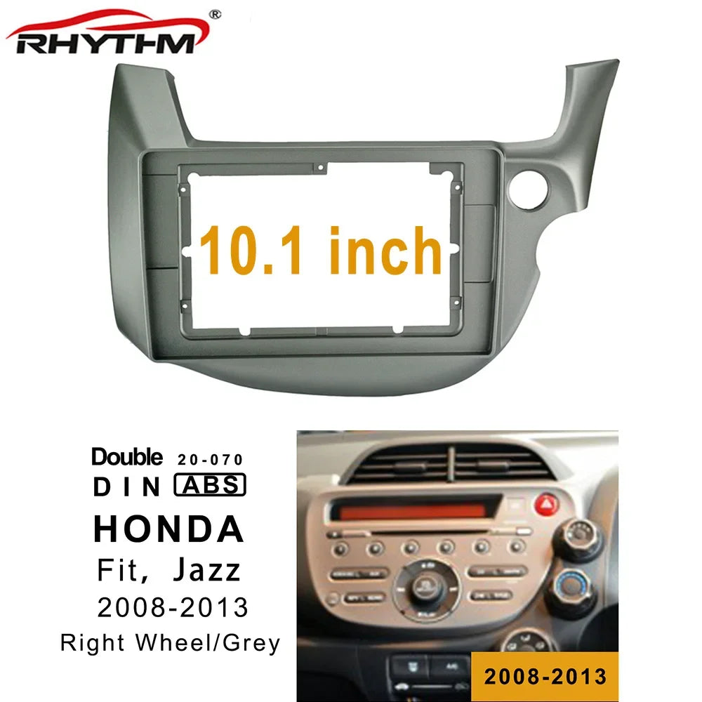 Fits 10.1 inch Car Fascia For HONDA Jazz 2008-2013 RHD Panel Dash Mount Installation Doubl | AUTOKITSHOP