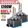 D1S D3S Car LED Headlight Bulb D1R D3R D2S D4S 1200W Canbus HID 12V 24V Turbo Auto Lamp Pl