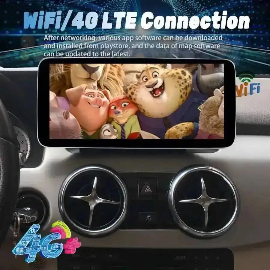 12.8 Car Radio For Mercedes GLK Class NTG 4.5 2013 2014 2015 GPS Navigation Auto Touch Scr