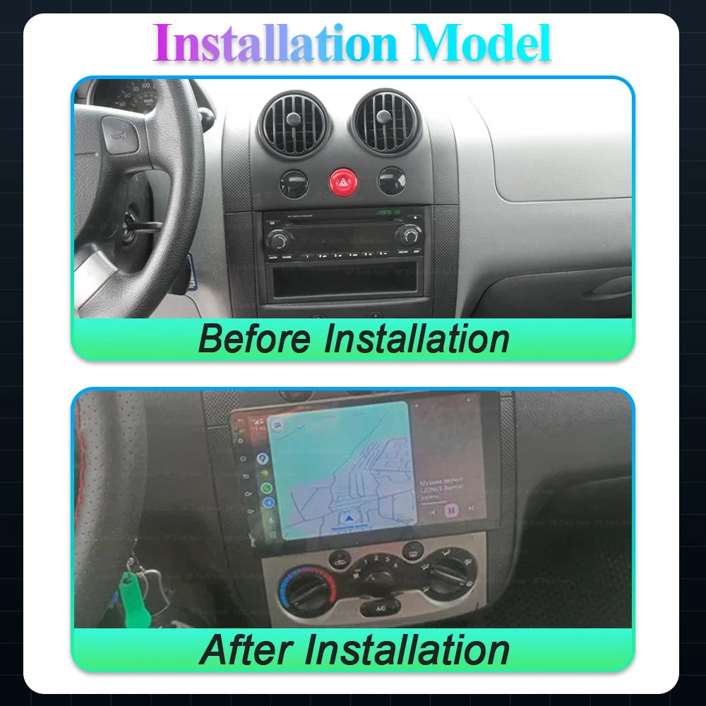 Android 16 For Chevrolet Aveo 2004-2010 Car Radio Gps Navigation Multimedia Player Carplay | AUTOKITSHOP