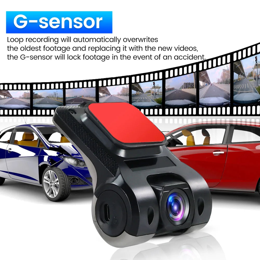 For DVD Night Recorder Android Car DVR ADAS LDWS Dash Cam Full HD 1080P Dash Cam Unit Auto