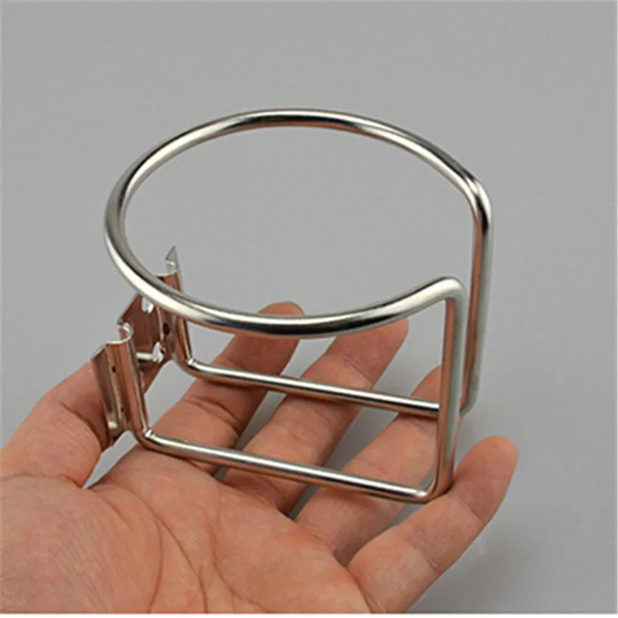 Universal 2Pcs/Lot Cup Holder 304 Stainless Steel Boat Yacht Ship Trailer Car Marine Hardw