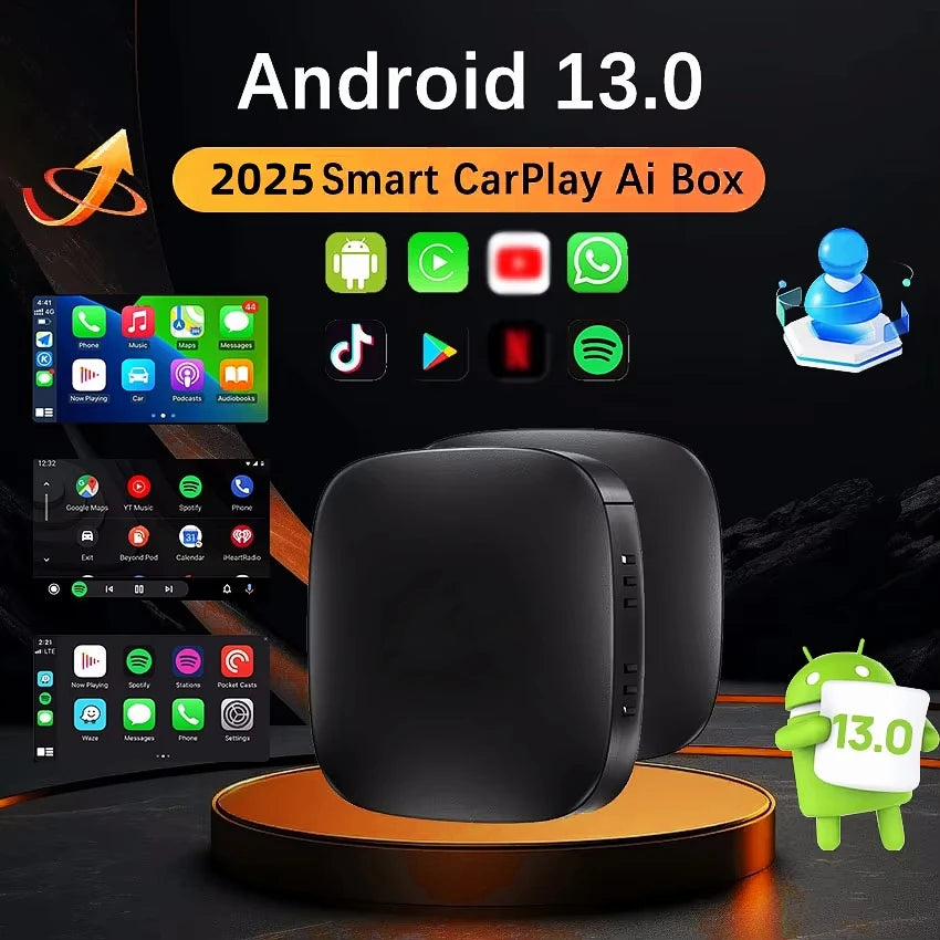 Carplay AI Box Android 13 Wireless Android Auto For Youtube Netflix Toyota Mazda Hyundai H | AUTOKITSHOP
