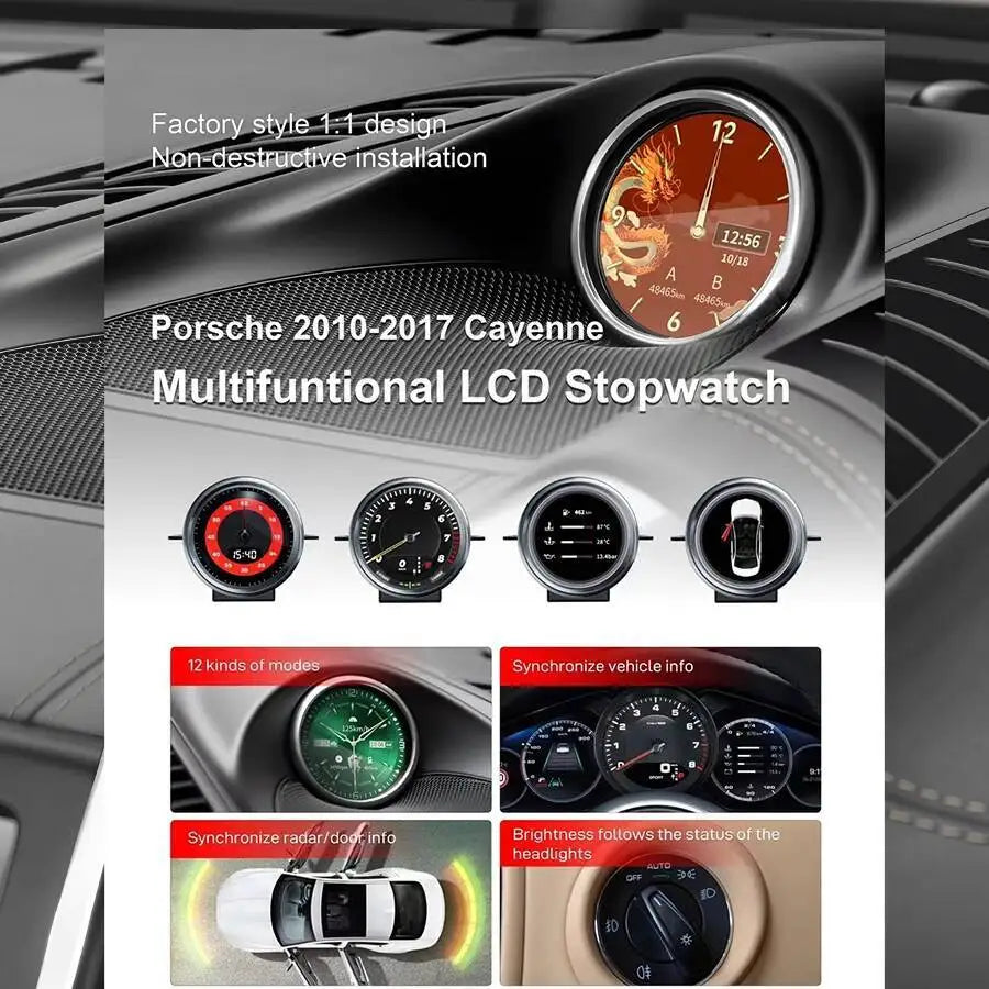 For Porsche Cayenne 2010-2017 Stereo Car Radio 12.3inch Android Screen Multimedia Video Pl | AUTOKITSHOP