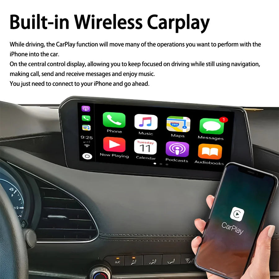 1920*720 Car Android 14 Screen Multimedia Video Player For Mazda Cx-30 cx30 Mazda 3 2021 C
