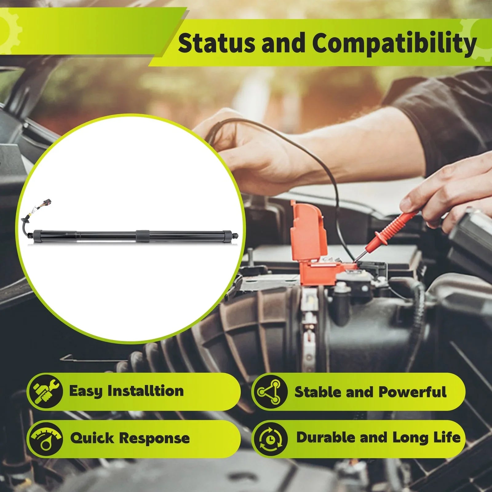 89A827851A 89A827851B 89A827851C Brand New Electric Tailgate Gas Strut for for Audi Q4 e-t | AUTOKITSHOP