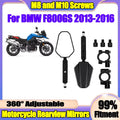 8mm 10mm Folding Motorcycle Rearview Mirrors Off Road Adv Wide Side Mirror 360° Adjustable