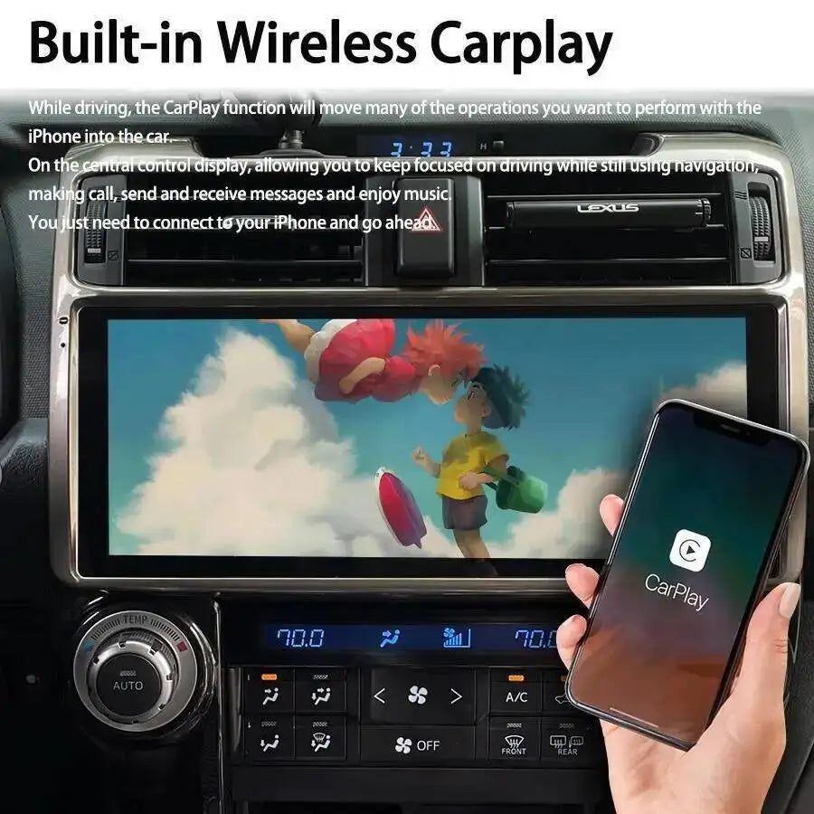 For Toyota 4Runner 4 RUNNER 2009-2019 Stereo GPS Navigation Carplay Autoradio Head Unit An | AUTOKITSHOP