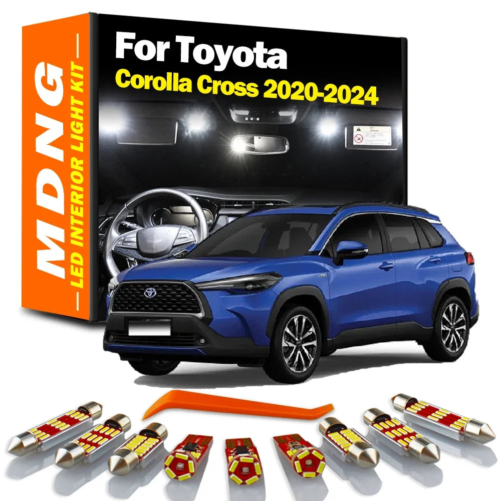 11-Piece LED Interior Light Kit for Toyota Corolla Cross - Canbus Error-Free Bulbs | AUTOKITSHOP