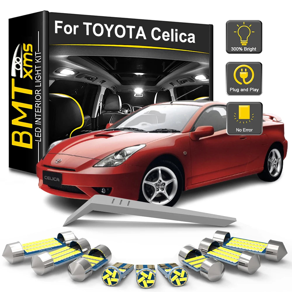 LED Interior Light Kit for Toyota Celica T18 T20 T23 T180 T200 T230 1990-2000 - Canbus Dome Map Door Trunk Bulbs | AU...