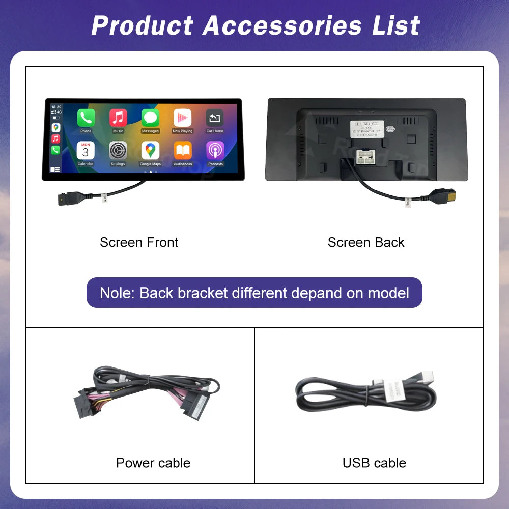 Design Android Auto Touch Screen For BMW 1 2 3 4 Series F20 F21 F30 F31 F36 Wireless Carpl | AUTOKITSHOP
