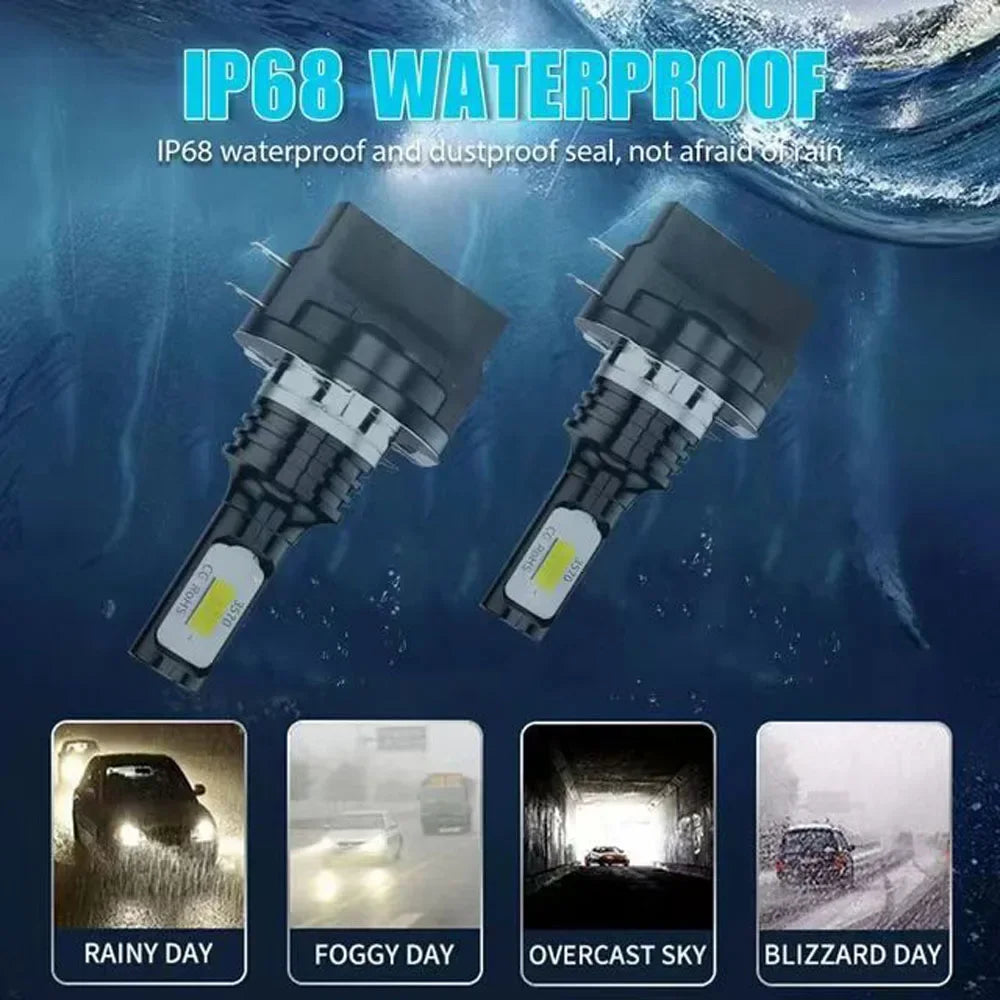 Car H11B H15 LED Headlight H9B CSP Chip High Power High Brightness CSP Front Fog Light H11