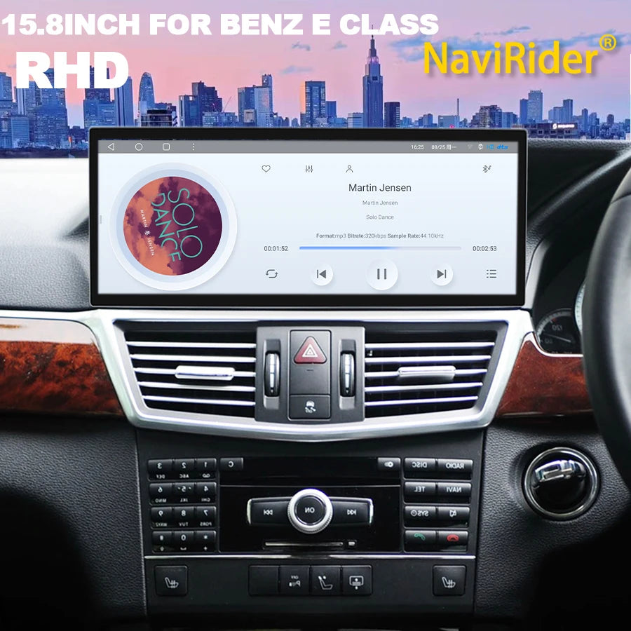 15.8" FOR BENZ E CLASS W207 RHD 2010-2013 Car Radio Carplay Android Auto Screen Stereo GPS