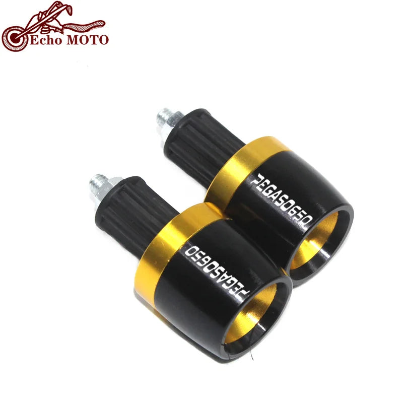 For Aprilia PEGASO650 Pegaso 650 Strada 2005-2010 Logo Plugs Motorcycle 7/8'' 22mm Handlebar Mot - Automotive LED Light