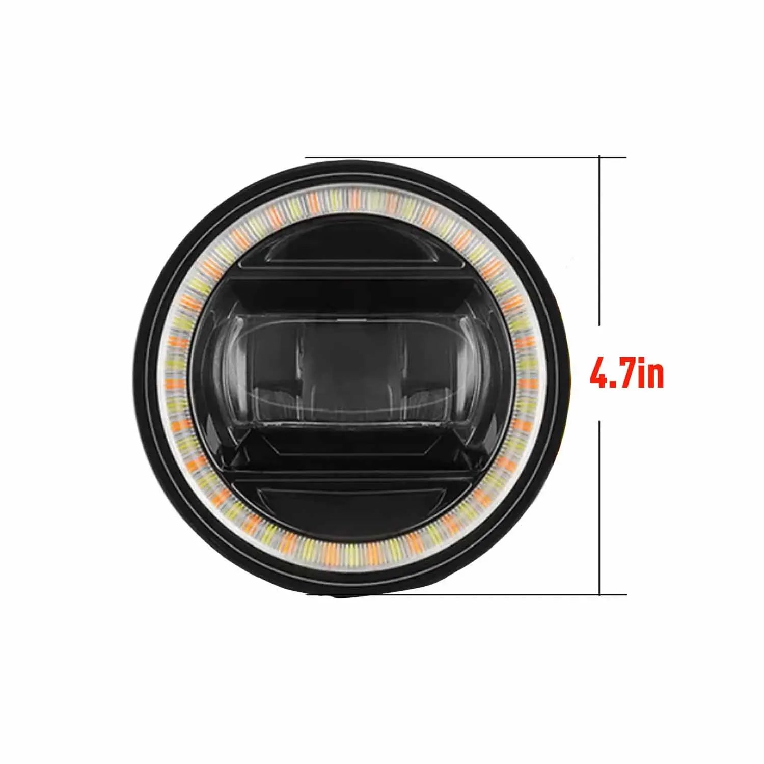 SINOCMP Bumper LED Fog Lights 4.7" For Toyota Tacoma 2005-2011 Tundra 2007-2013 Sequoia So
