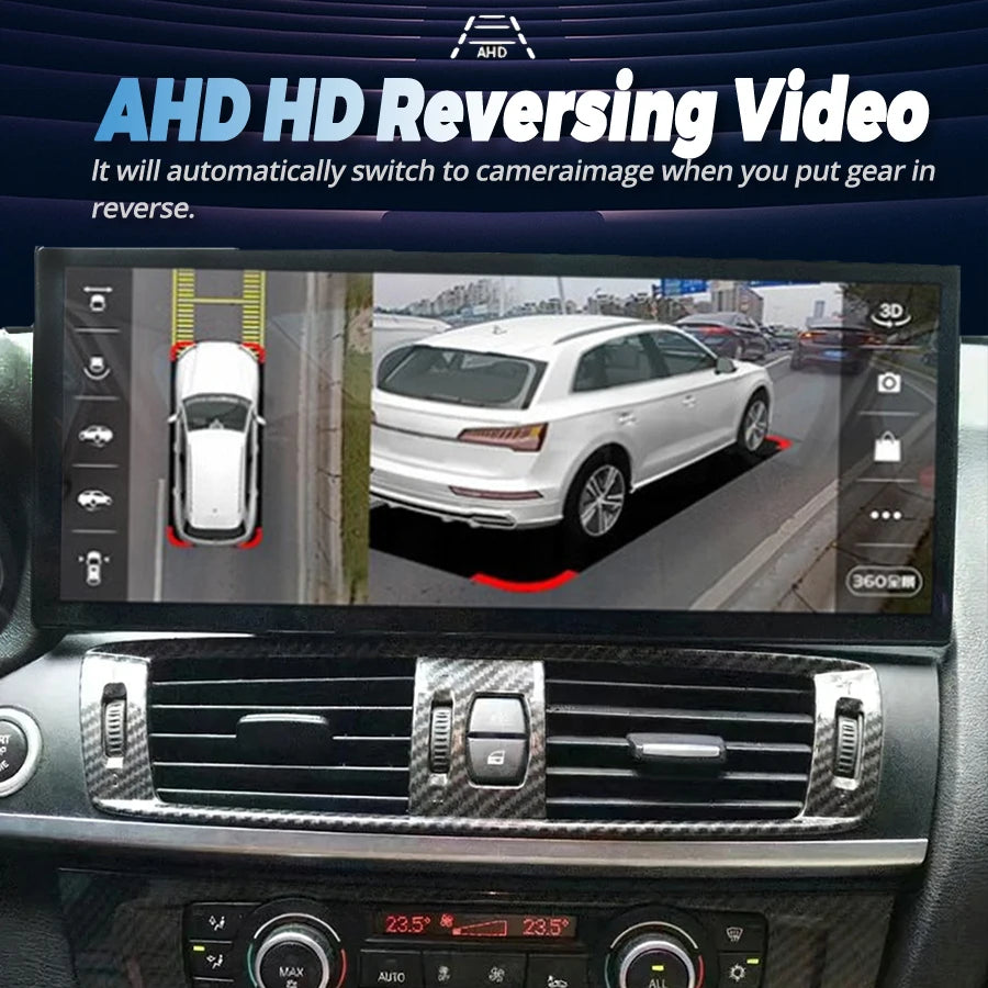 Wireless CarPlay 15.8" For BMW X3 F25 X4 2011-2013 Android Auto Navigation GPS Car Multime
