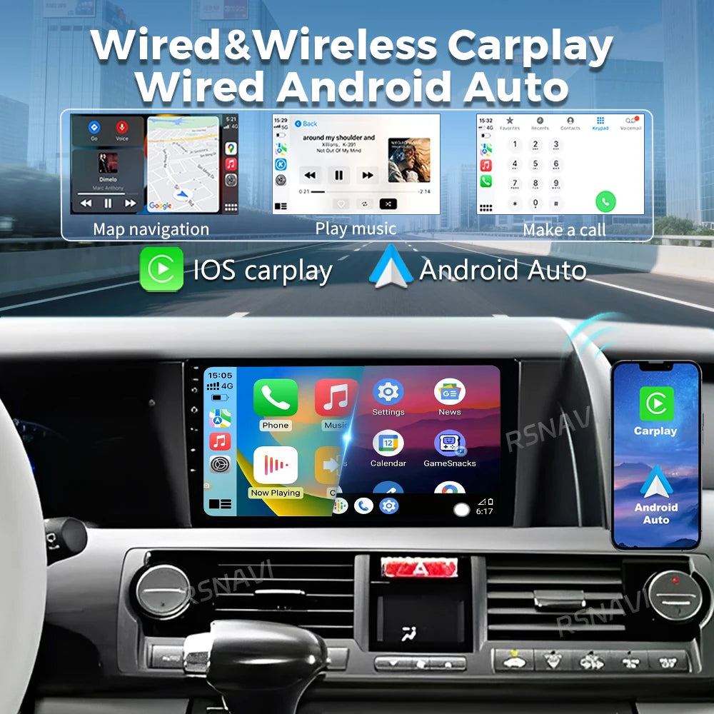 Qualcomm Android 16 For Honda Elysion 2004 - 2015 2K QLED Android Car Radio Multimedia Vid