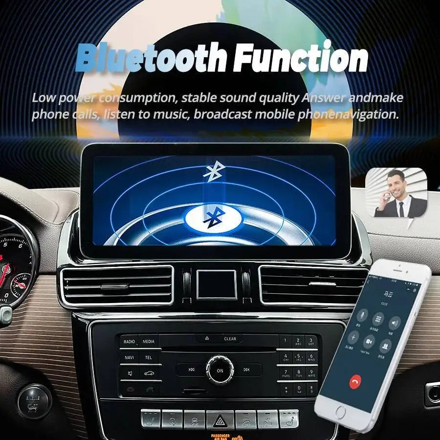 For Mercedes Benz Gle NTG 4.5 2013-2015 12.8Inch Car Radio Multimedia Android 15 Player GP