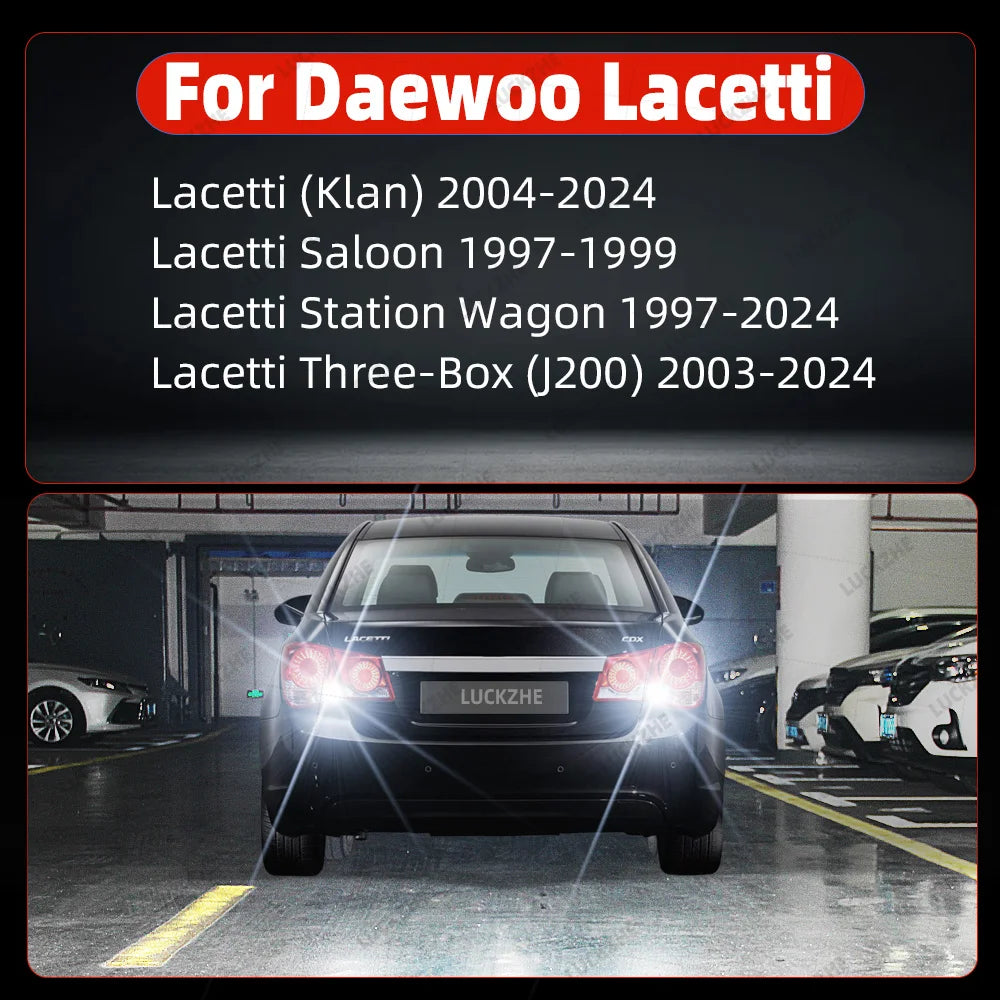 LED Interior Light Kit for DAEWOO Lacetti 1997-2024 - Canbus Dome Map Door Trunk Bulbs | AUTOKITSHOP