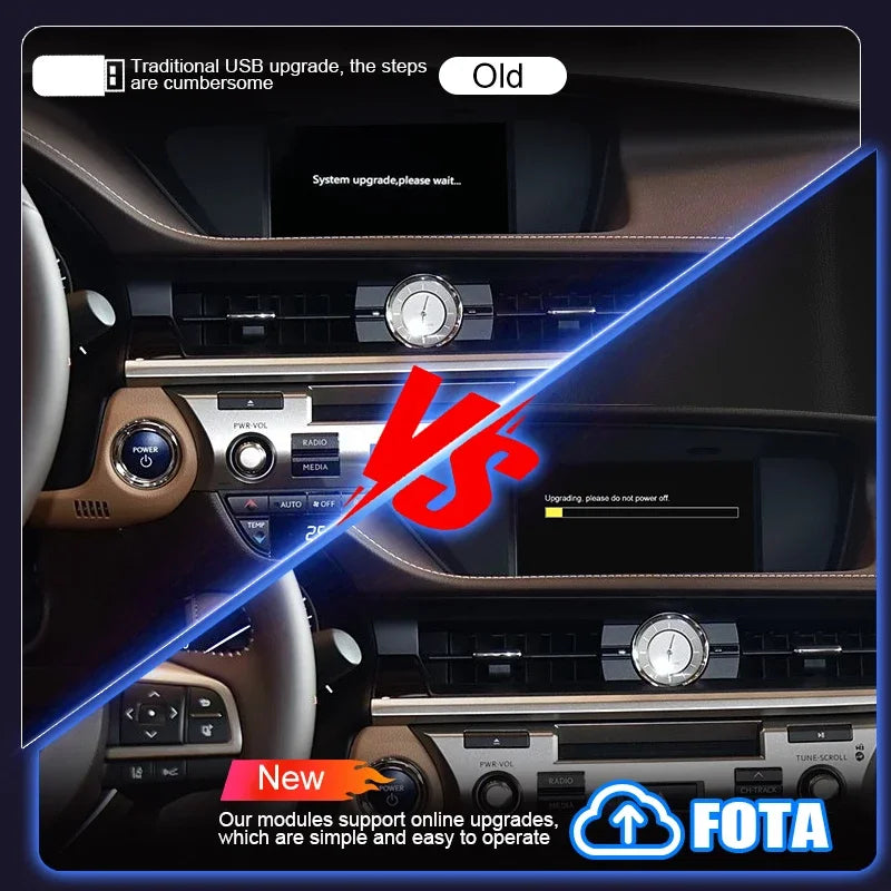 Newest Wireless CarPlay module kit for Lexus ES 2013-2022, with Android Auto Mirror Link A