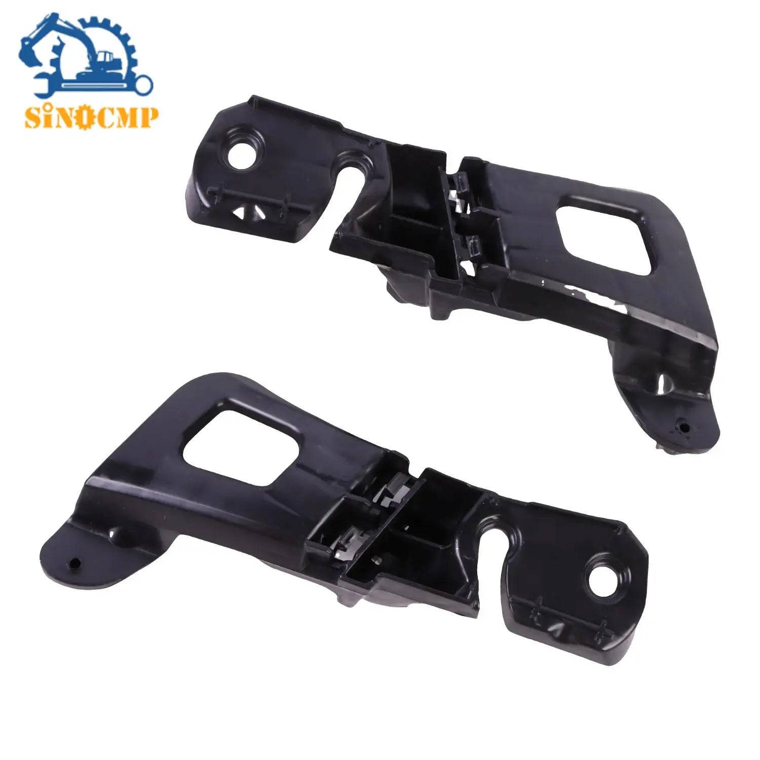 SINOCMP 1Pair Front Bumper Cover Holder Mount Bracket Replacement 5C5807773 5C5807774 For