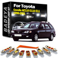 BADEYA 9Pcs LED Interior Reading Indoor Light Kit For Toyota Corolla AE110 E110 E11 1996 -