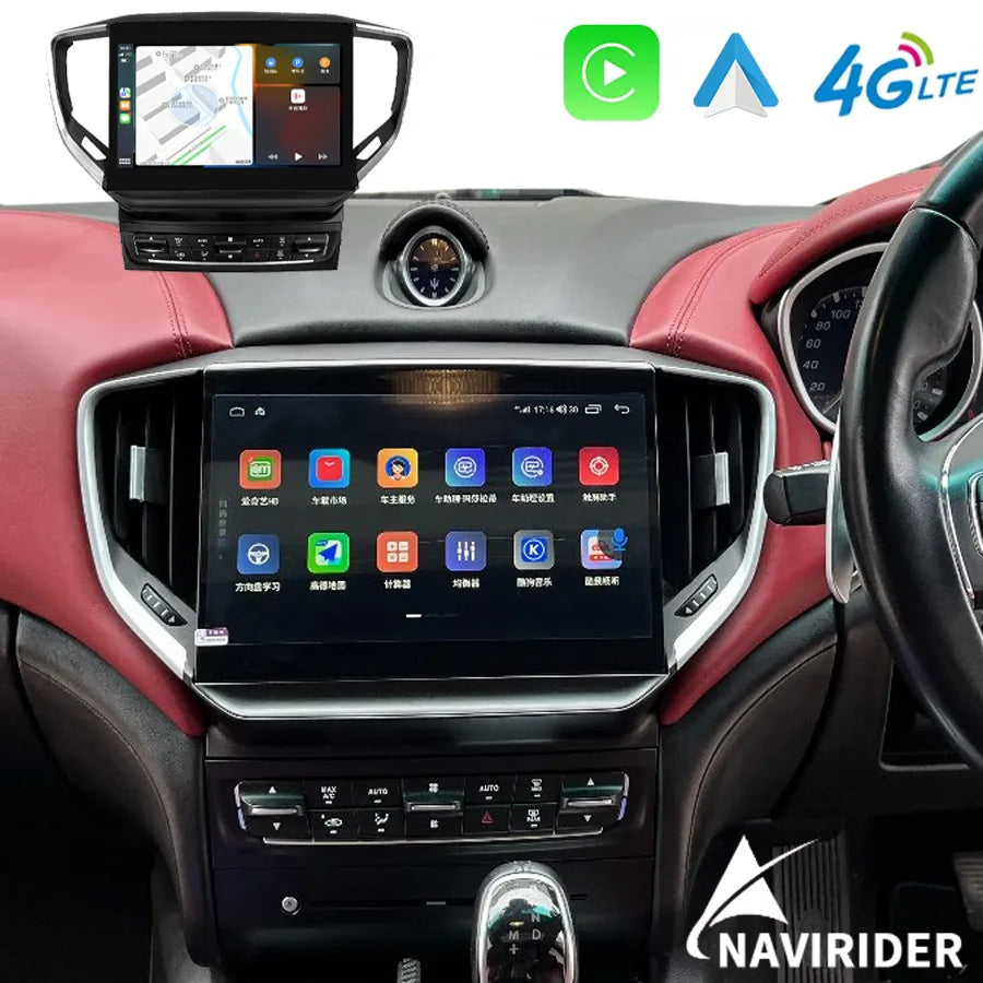 RHD Android15 Car Radio For Maserati Ghibli 2014-2020 Multimedia Video Player 10.1inch Scr | AUTOKITSHOP