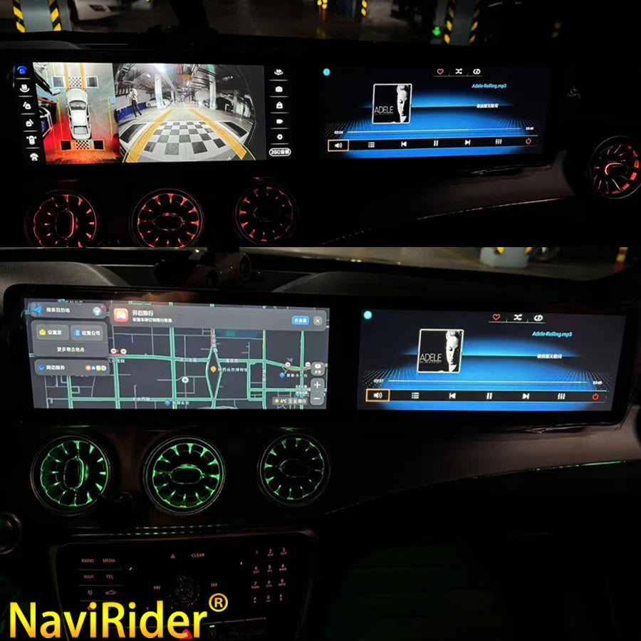RGB - Ambient Light - for Mercedes AClass BClass A45 2013-2023 - Car Interior Lighting | AUTOKITSHOP