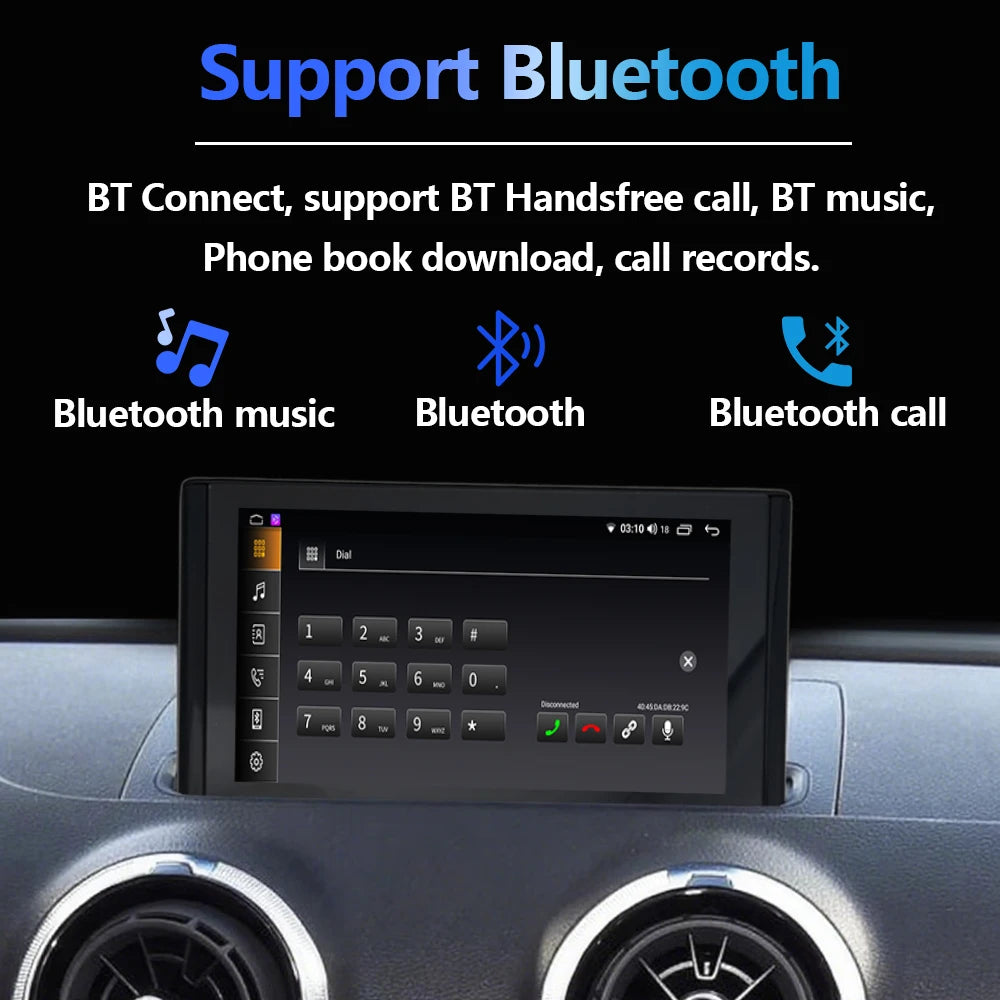 7inch Android For Audi A3 2013 - 2018 Wireless Carplay Car Radio Multimedia Player GPS Nav