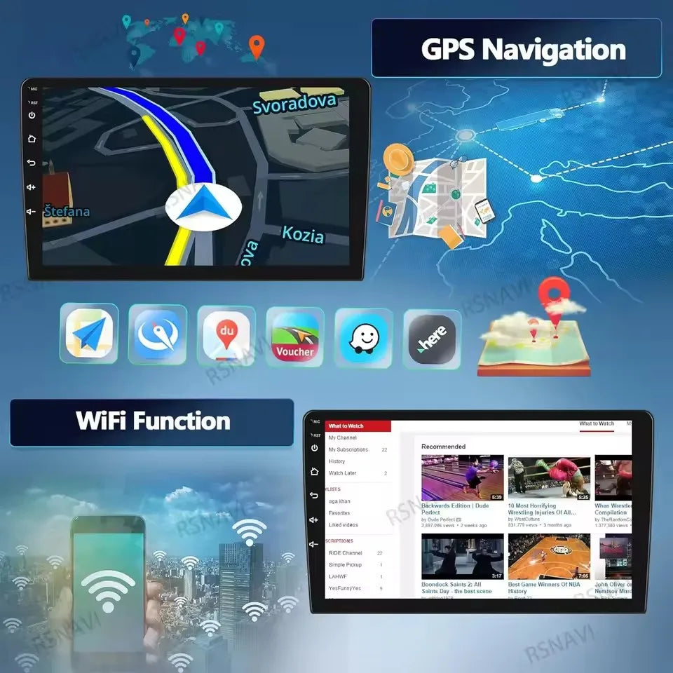 Android 16 Carplay Auto WIFI+4G For JAC S2 t40 2015 2016 2017 2018 Car Radio Multimedia Vi
