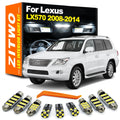 ZITWO 17Pcs Car Bulb Accessories LED Interior Reading Trunk Door Light Kit For Lexus LX570 2008  - Canbus LED Car Light